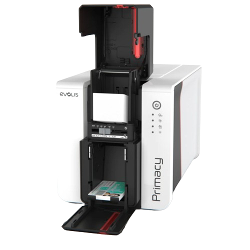 Evolis Primacy 2 LED Simplex Expert Single Sided USB & Ethernet ID Card Printer Bundle