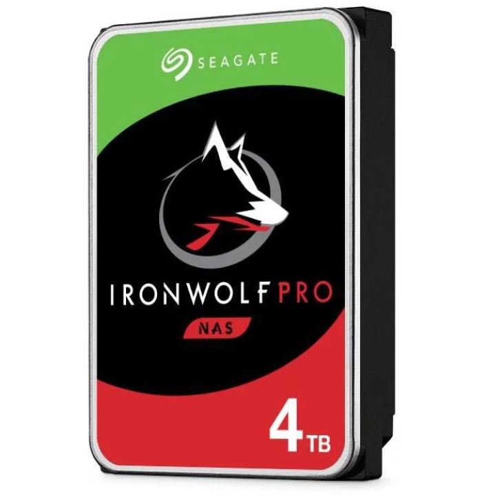 Seagate 4 Tb 3.5' Iron Wolf Pro Nas Sata3 Nas 24x7 Performance Hdd (St4000 Ne001) 5 Years Warranty