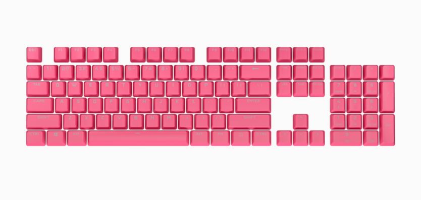 Corsair Pbt Double Shot Pro Keycaps Rogue Pink Keyboard