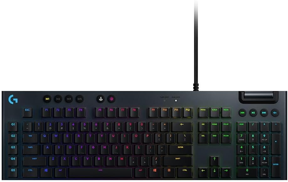 (Ls) Logitech G815 Lightsync Rgb Mechanical Low Profile Gaming Keyboard Gl Linear Switches