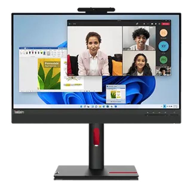 Lenovo Think Centre Tiny In One G5 23.8'/24' Fhd 60 Hz 1920x1080 16:9 4ms Height Adjust Tilt Swivel Pivot Hdmi Dp Ips Usb3.2 Anti Glare Webcam Mic