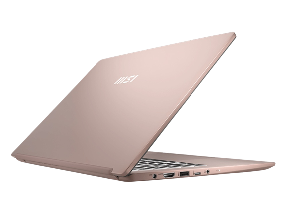 MSI Modern 14 C12M 14” FHD i5 16GB RAM 512GB Laptop - Beige Rose