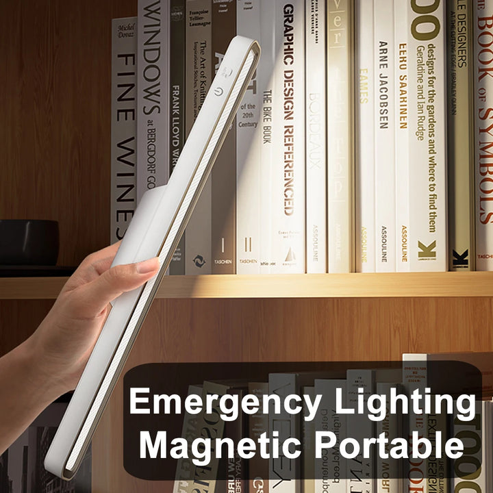 Dimmable LED Desk Lamp, USB Rechargeable, Perfect for Night Reading